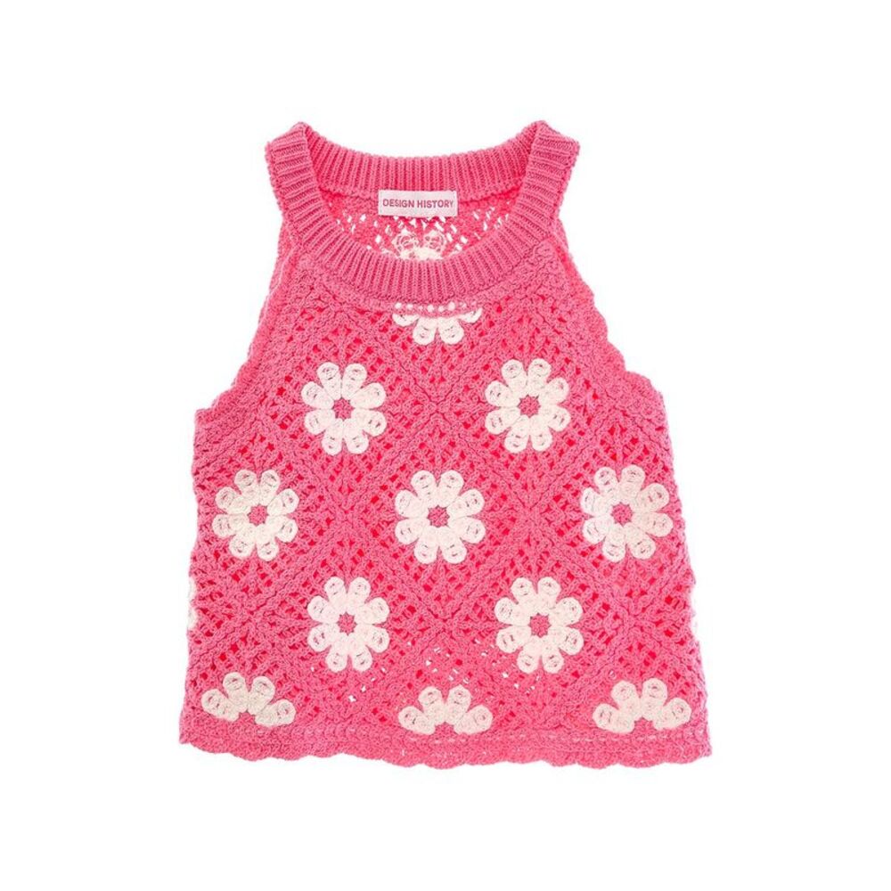 Design History Girls  Knit Top, Pink